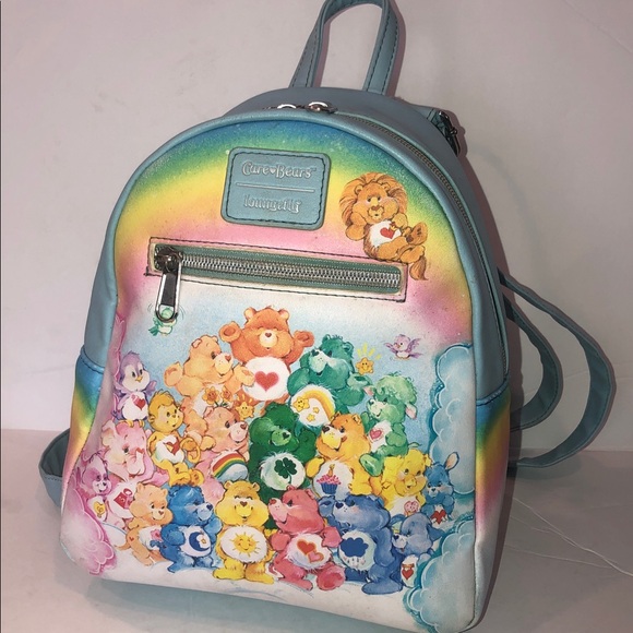 Loungefly Handbags - Loungefly x Care Bears Rainbow Colored Mini Backpack